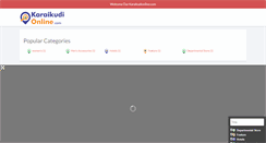 Desktop Screenshot of karaikudionline.com